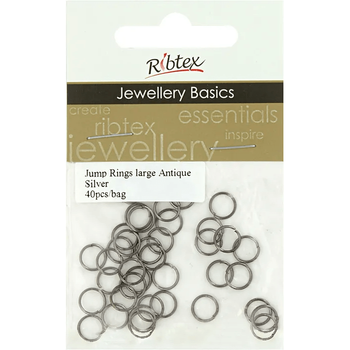 Jump Rings 7mm Ribtex 40pc