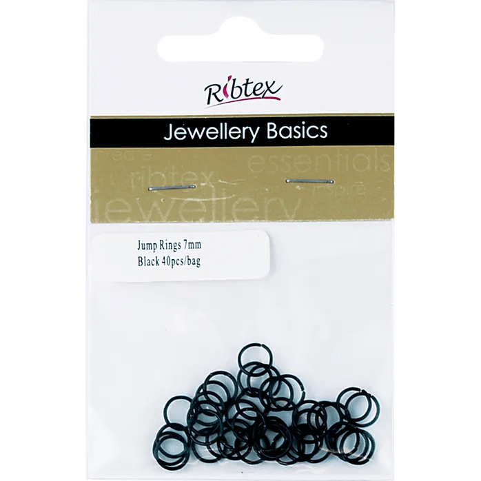 Jump Rings 7mm Ribtex 40pc