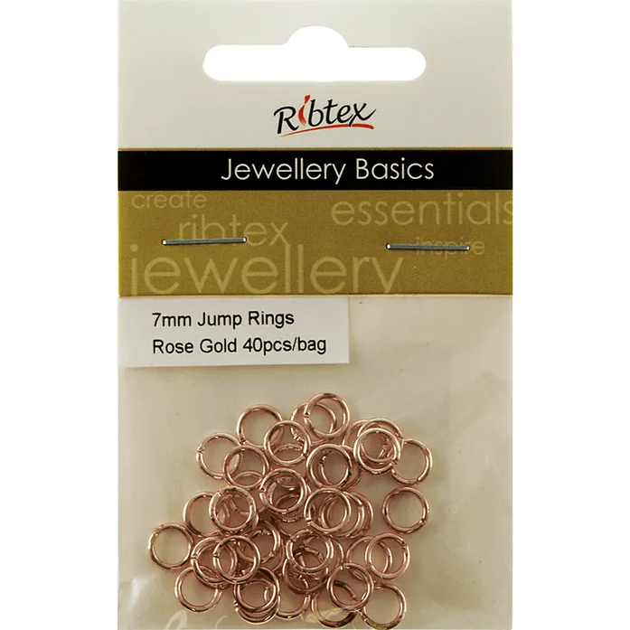 Jump Rings 7mm Ribtex 40pc