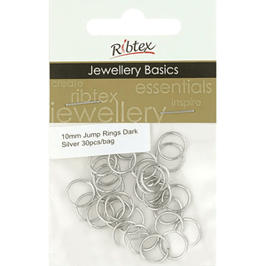 Jump Rings 10mm Ribtex 30pc