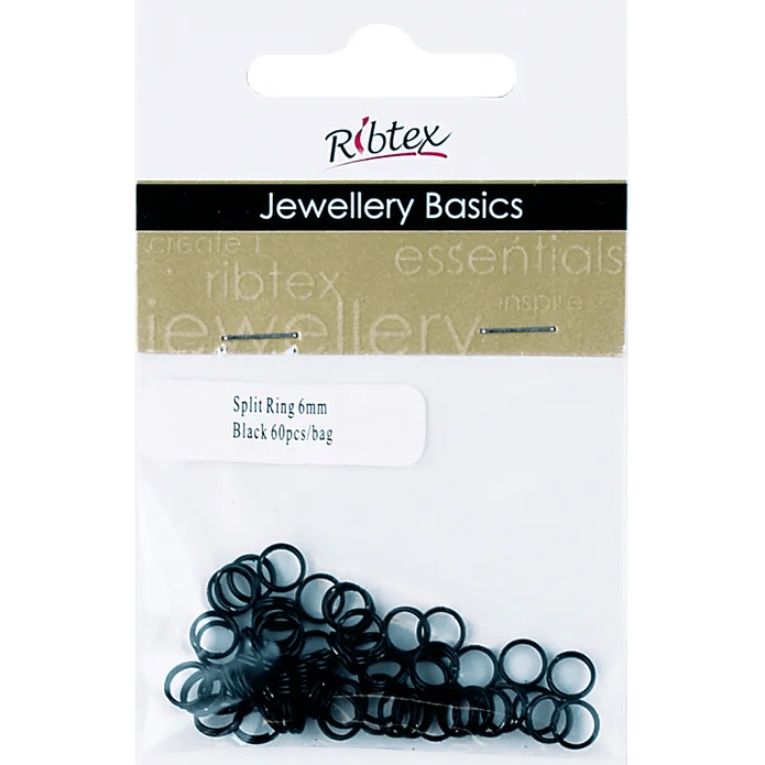 Split Rings 6mm 60pc Ribtex