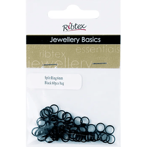 Split Rings 6mm 60pc Ribtex