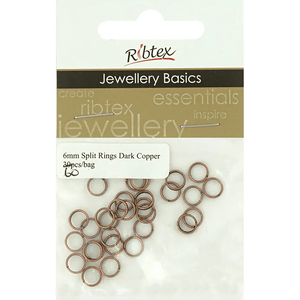 Split Rings 6mm 60pc Ribtex