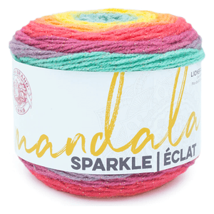 Lion Brand Mandala Sparkle Yarn Sold As A 3 Pack