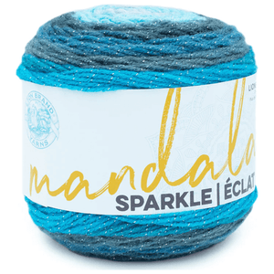 Lion Brand Mandala Sparkle Yarn Sold As A 3 Pack