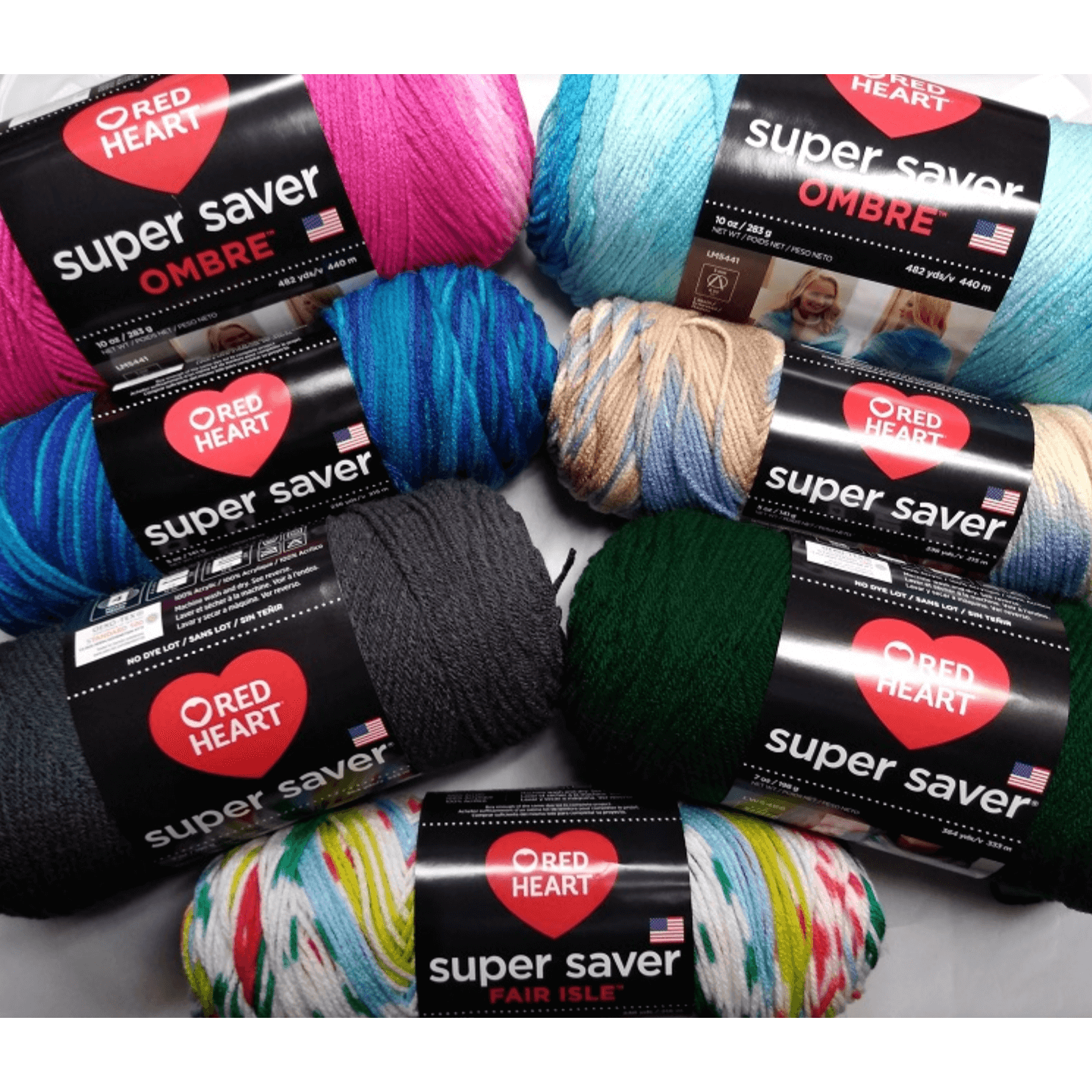 Red Heart Super Saver Yarn Solids