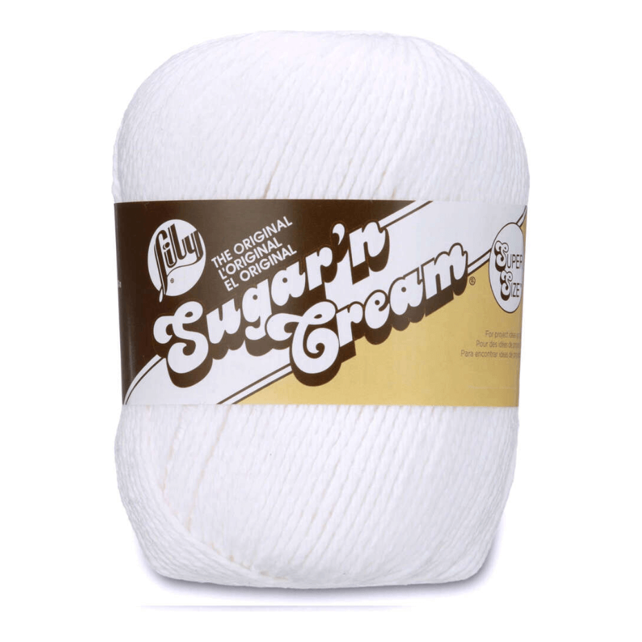 Lily Sugar'n Cream Yarn  Solids Super Size (22 Colours) - CRAFT2U