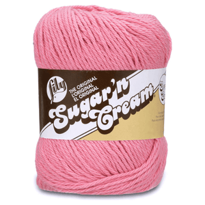 Lily Sugar'n Cream Yarn  Solids Super Size (22 Colours) - CRAFT2U