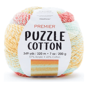 Premier Puzzle Cotton Yarn Sold As A 3 Pack