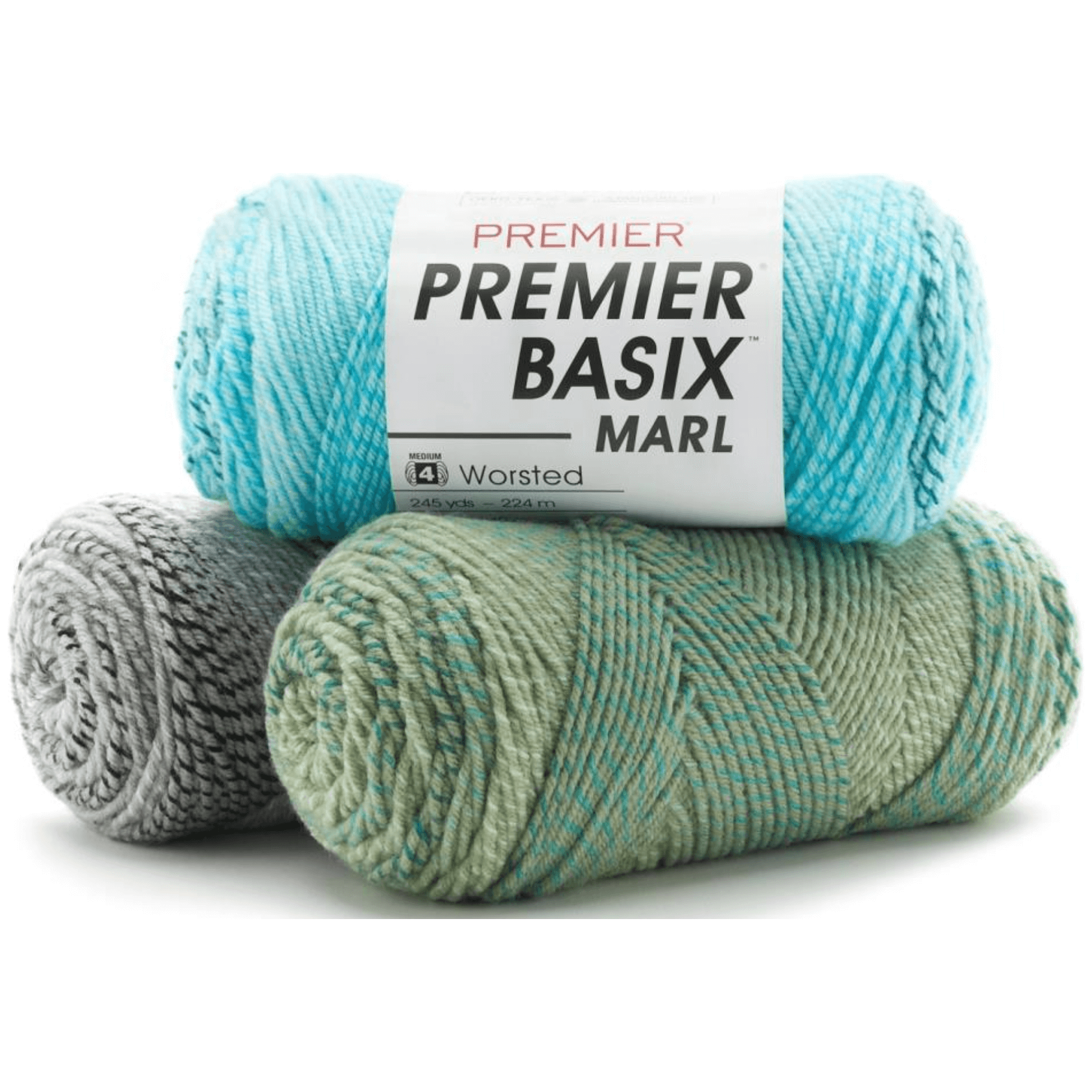 Premier Basix Marl Yarn Sold As A 3 Pack