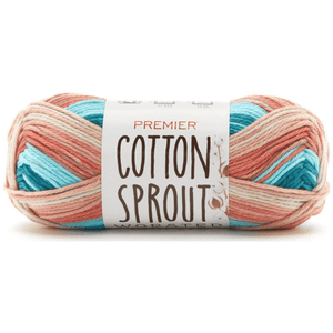 Premier Cotton Sprout Worsted Multi Yarn Sold As A 3 Pack