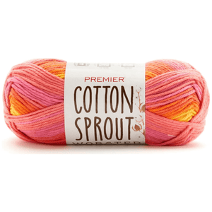 Premier Cotton Sprout Worsted Multi Yarn Sold As A 3 Pack