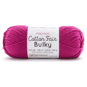 Premier Cotton Fair Bulky Yarn Sold As A 3 Pack