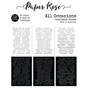 A5 Paper Packs - Paper Rose Studio