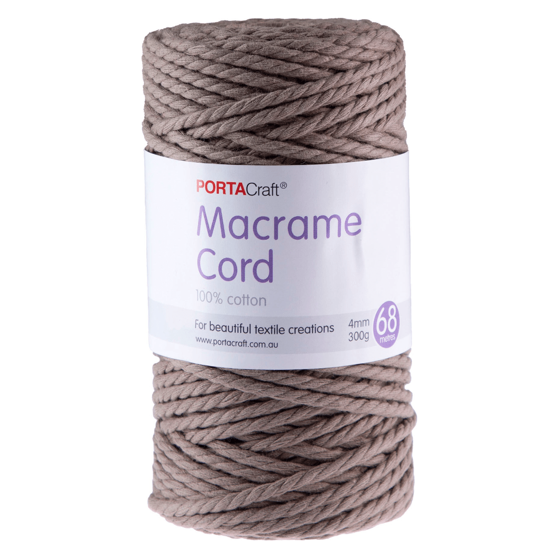 Macrame Cord 300g 4mm 68m