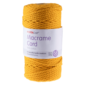 Macrame Cord 300g 4mm 68m