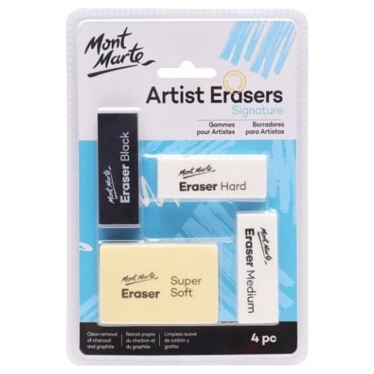 Artists Eraser Pack 4pce