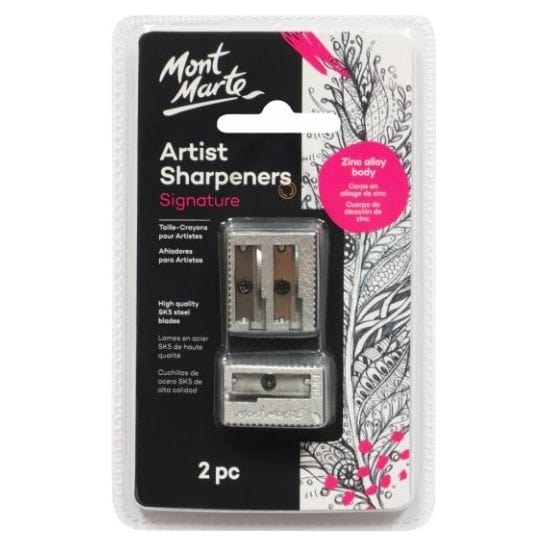 Artists Sharpener Set Zinc Alloy 2pce