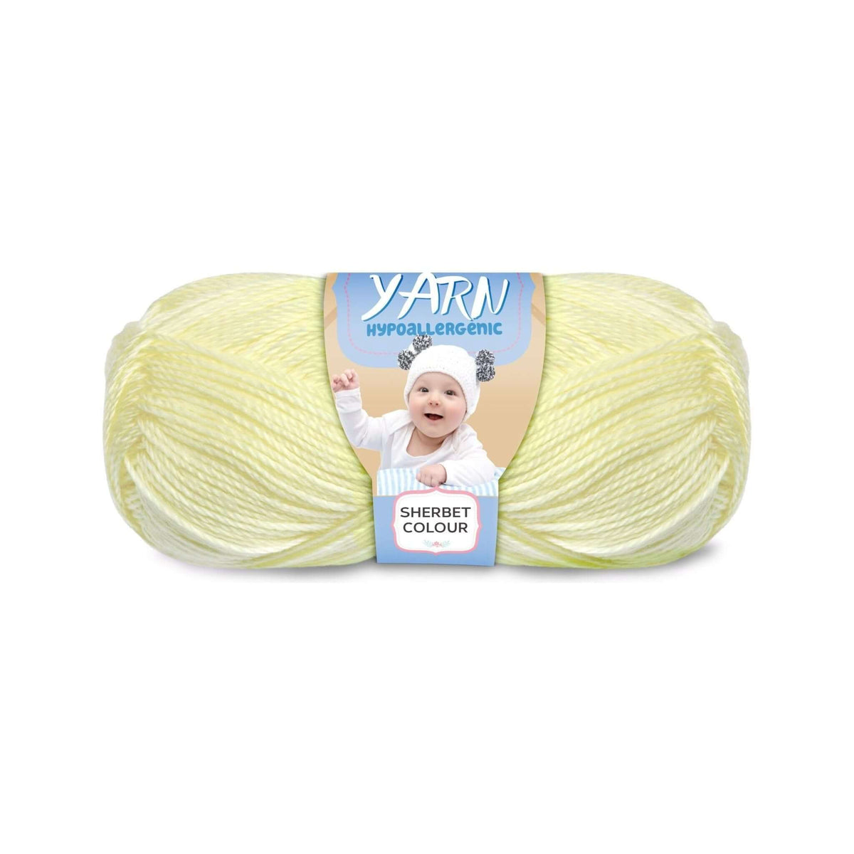 Baby Yarn (Hypoallergenic)100% Soft Acrylic 3ply 100g