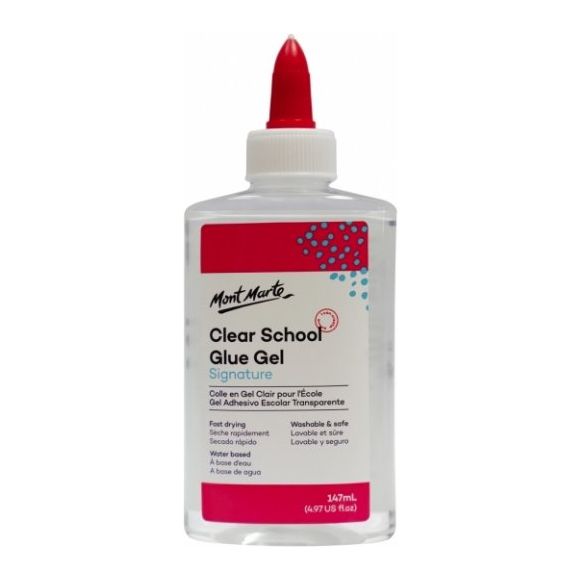 Clear School Glue Gel 147ml