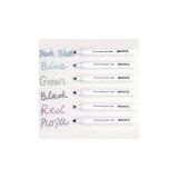 Dual Line Lettering Pens 2mm Tip 6pc