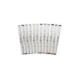 Dual Tip Alcohol Based Art Markers 12 pc