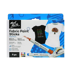 Fabric Paint Sticks 9pc