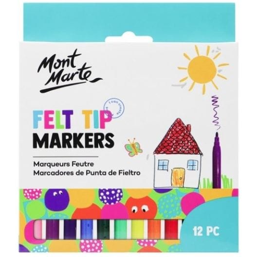 Felt Tip Markers 12pce