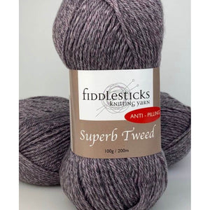 Fiddlesticks Superb Tweed 10 Ply 100% Anti Pilling Acrylic