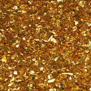 Gold Crushed Glass 150g