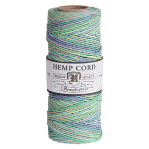 HEMPTIQUE HEMP CORD SPOOL #20 approx 62.5m 50g 1mm ( 45 colours available) - CRAFT2U