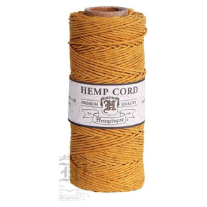 HEMPTIQUE HEMP CORD SPOOL #20 approx 62.5m 50g 1mm ( 45 colours available) - CRAFT2U