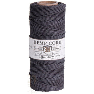 HEMPTIQUE HEMP CORD SPOOL #20 approx 62.5m 50g 1mm ( 45 colours available) - CRAFT2U