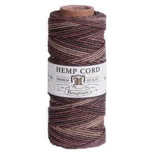 HEMPTIQUE HEMP CORD SPOOL #20 approx 62.5m 50g 1mm ( 45 colours available) - CRAFT2U