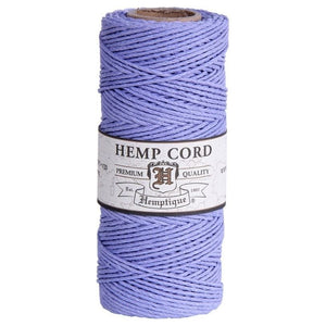 HEMPTIQUE HEMP CORD SPOOL #20 approx 62.5m 50g 1mm ( 45 colours available) - CRAFT2U