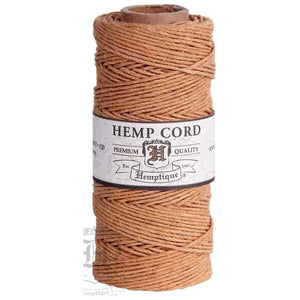 HEMPTIQUE HEMP CORD SPOOL #20 approx 62.5m 50g 1mm ( 45 colours available) - CRAFT2U