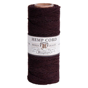 HEMPTIQUE HEMP CORD SPOOL #20 approx 62.5m 50g 1mm ( 45 colours available) - CRAFT2U