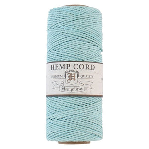 HEMPTIQUE HEMP CORD SPOOL #20 approx 62.5m 50g 1mm ( 45 colours available) - CRAFT2U