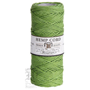 HEMPTIQUE HEMP CORD SPOOL #20 approx 62.5m 50g 1mm ( 45 colours available) - CRAFT2U