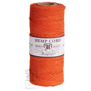 HEMPTIQUE HEMP CORD SPOOL #20 approx 62.5m 50g 1mm ( 45 colours available) - CRAFT2U