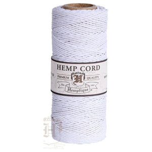 HEMPTIQUE HEMP CORD SPOOL #20 approx 62.5m 50g 1mm ( 45 colours available) - CRAFT2U