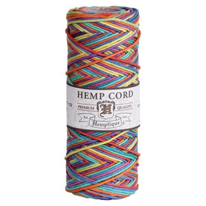 HEMPTIQUE HEMP CORD SPOOL #20 approx 62.5m 50g 1mm ( 45 colours available) - CRAFT2U