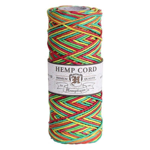 HEMPTIQUE HEMP CORD SPOOL #20 approx 62.5m 50g 1mm ( 45 colours available) - CRAFT2U