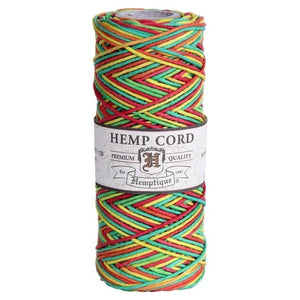 HEMPTIQUE HEMP CORD SPOOL #20 approx 62.5m 50g 1mm ( 45 colours available) - CRAFT2U