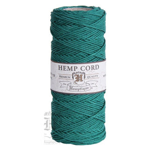 HEMPTIQUE HEMP CORD SPOOL #20 approx 62.5m 50g 1mm ( 45 colours available) - CRAFT2U