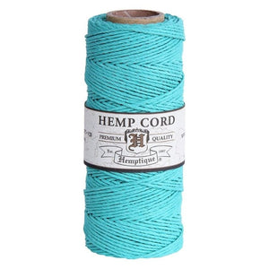 HEMPTIQUE HEMP CORD SPOOL #20 approx 62.5m 50g 1mm ( 45 colours available) - CRAFT2U