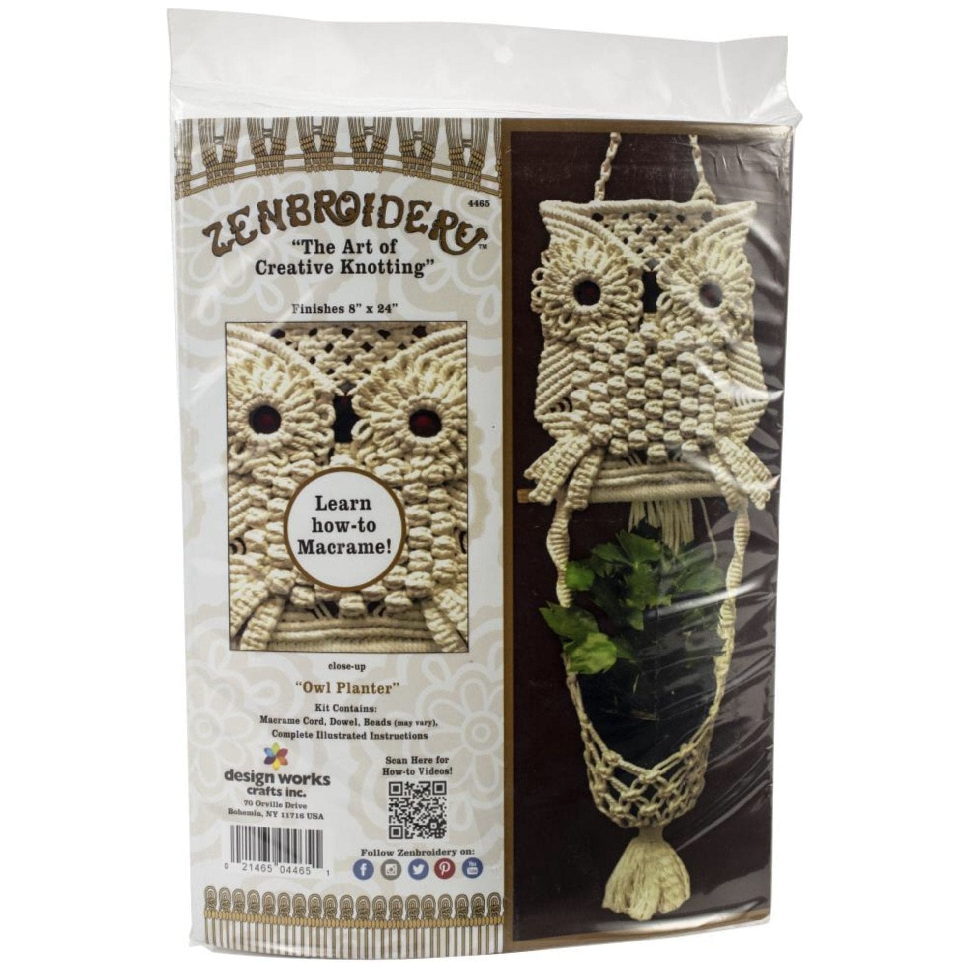 Macrame Wall Hanging Kit Owl