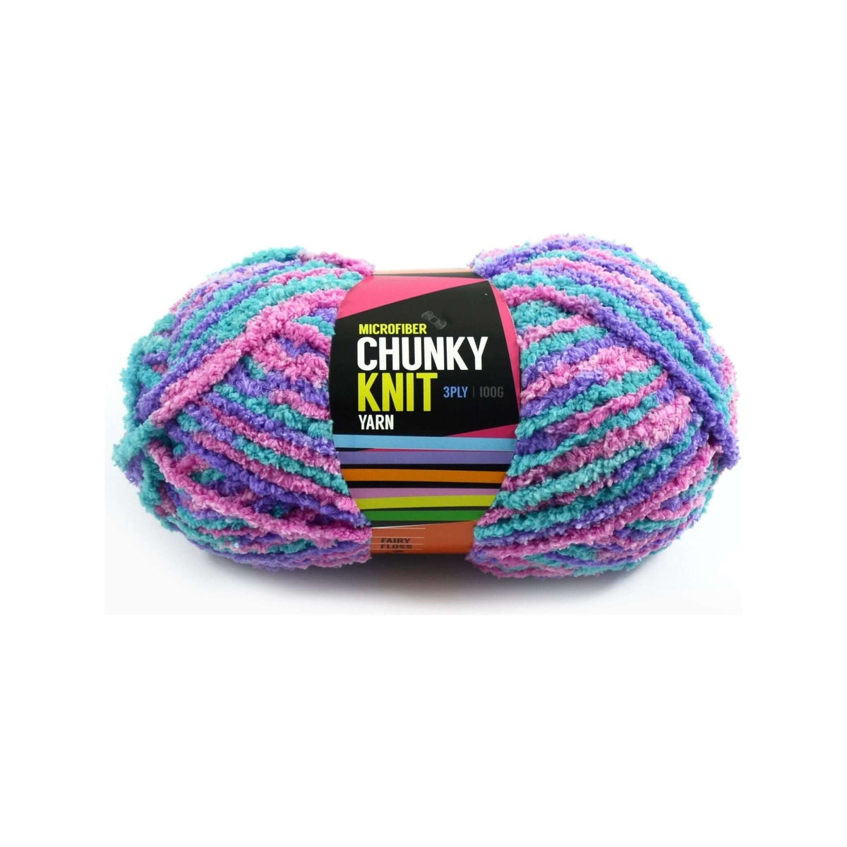 Microfibre Chunky Knit Yarn 3ply 100g
