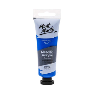 Mont Marte Metallic Acrylic Paint Tubes 50ml