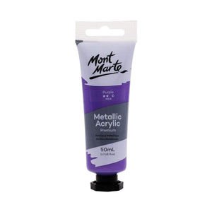 Mont Marte Metallic Acrylic Paint Tubes 50ml